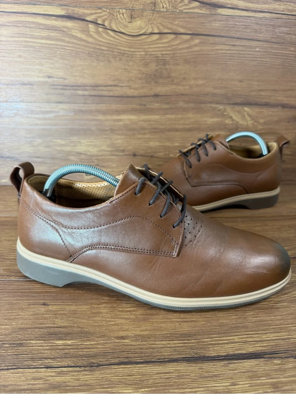 amberjack The Original Men’s Shoes Oxfords Brown‎ Leather Size 9